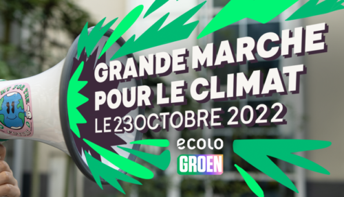 La Grande Marche pour le Climat est organisée par la Coalition Climat associée à des dizaines d'autres associations. Ecolo se joint au mouvement. La lutte contre les dérèglements climatiques fait partie des priorités des écologistes.