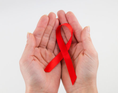 Ruban rouge VIH SIDA