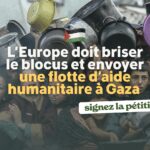 Image pour la pétition Brisons le blocus israélien en envoyant des bateaux d’aide humanitaire à Gaza